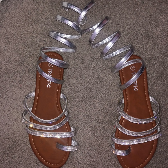 diamond gladiator sandals